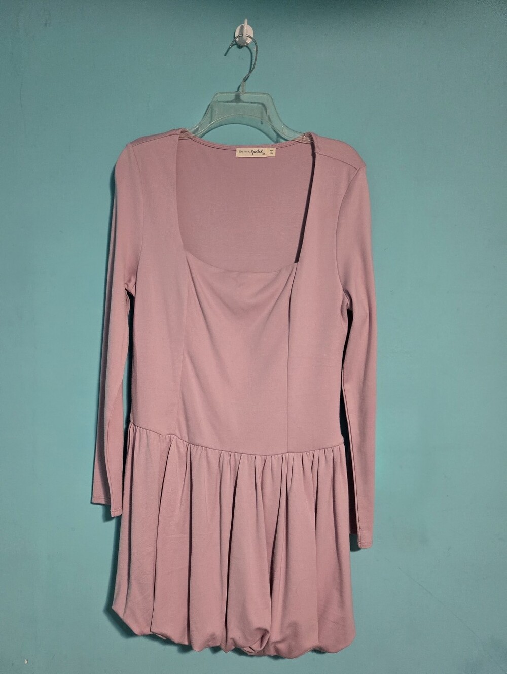 NWOT L/S Bubblehem Dress